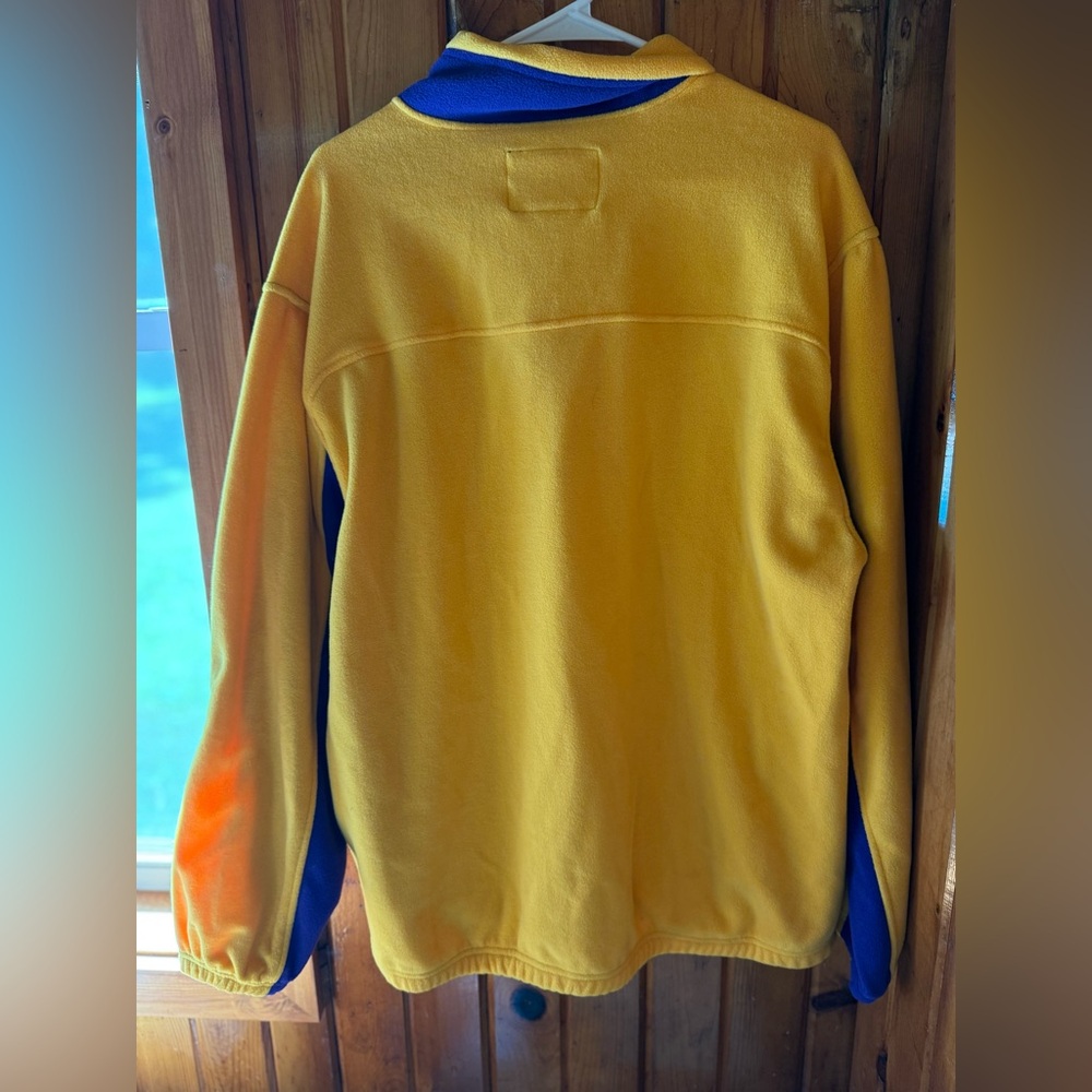 NFL team Reebok Purple and Yellow Vikings Pullover Fleece size Large - Picture 2 of 3